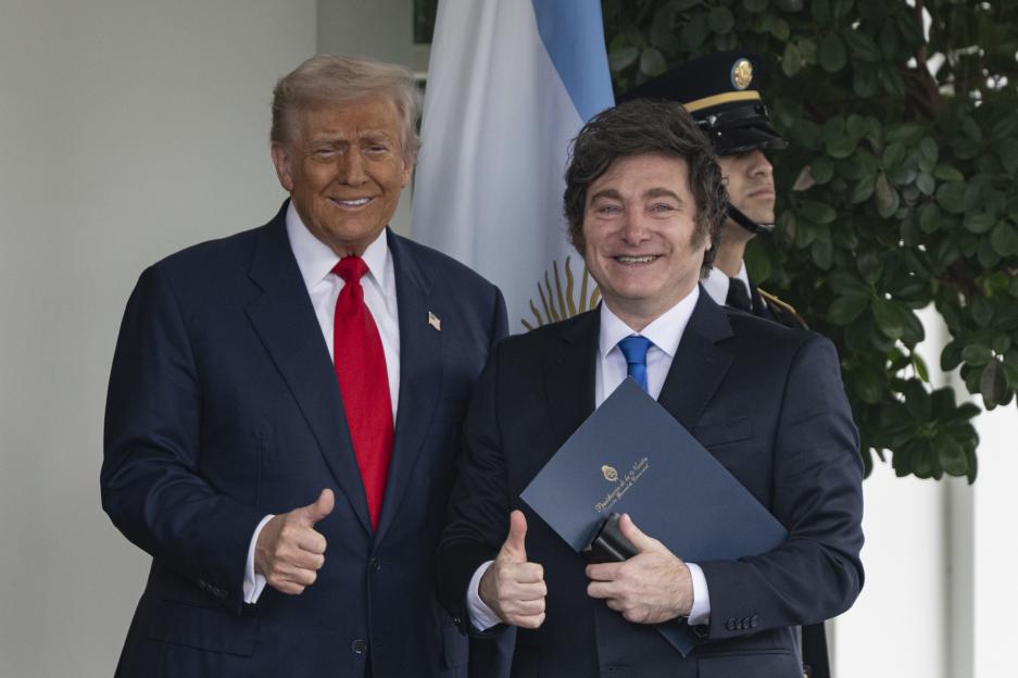 Donald Trump - Javier Milei meeting at the White House