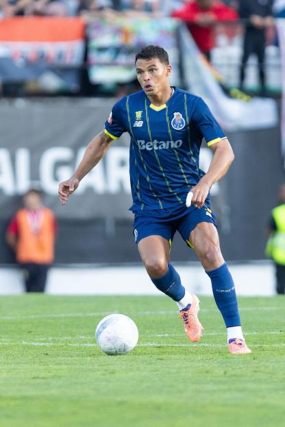 Porto defender Thiago Silva (3) in action during a Liga Portugal Betclic match.