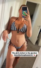 MAFS UK’s Polly Sellman shows off the results of boob job after confessing to lying about fat jabs