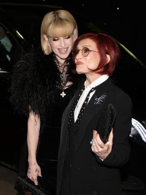 Kelly Osbourne and Sharon Osbourne attending The BRIT Awards 2026.