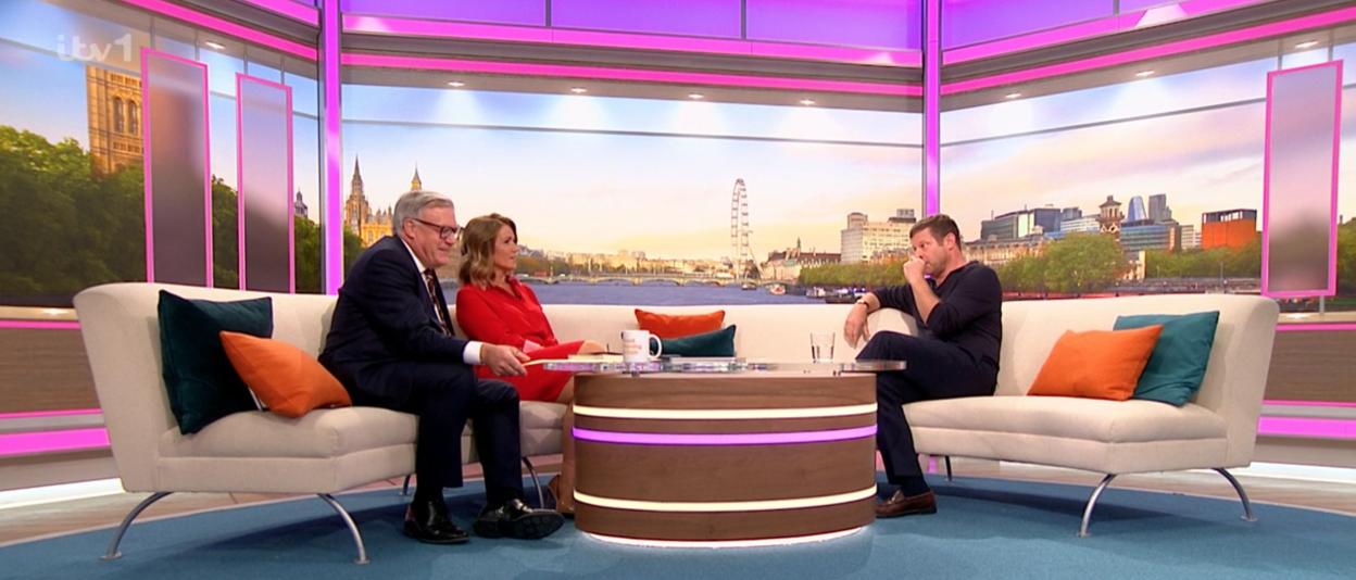 Dermot O'Leary on Good Morning Britain discussing reports of "The X Factor" returning.