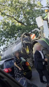 Watch as Furious Driver Confronts Tractor Operator in 10-Minute Standoff on Narrow Country Lane!