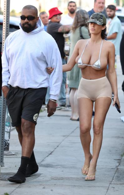 *EXCLUSIVE* Kanye West and Bianca Censori step out for a lunch and movie date in LA!