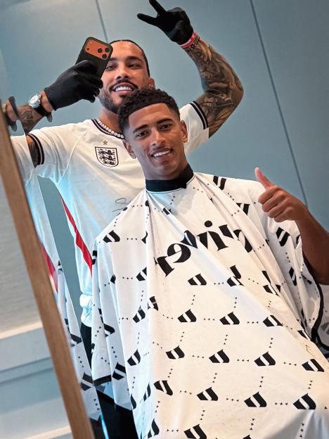Jude Bellingham and England Stars Sport Fresh Cuts from Messi's Barber Before World Cup Kickoff!