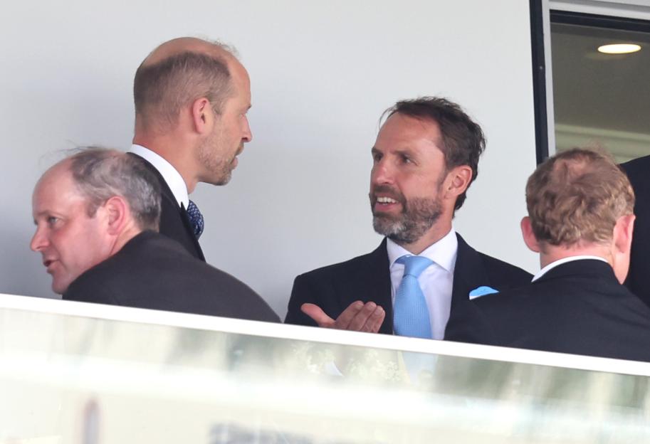 Gareth Southgate Chats with Prince William and Kate Middleton at Ascot Before England's World Cup Kickoff
