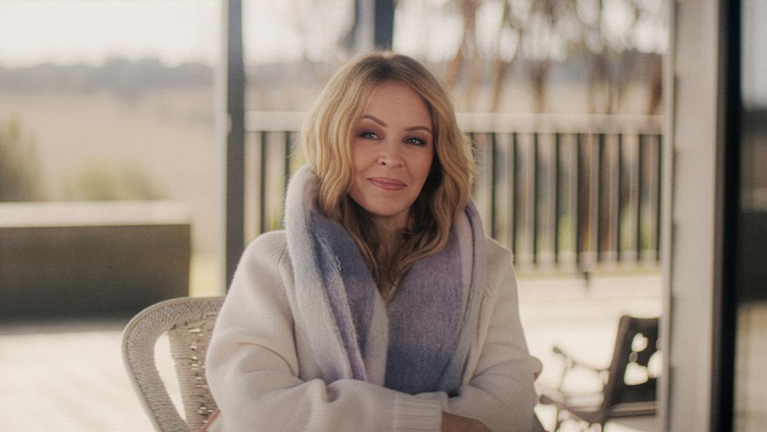 Kylie Minogue in the new three-part Netflix documentary KYLIE.