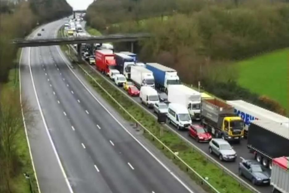 M5 Motorway Closed Both Ways After Serious Accident; Drivers Advised It May Stay Shut All Day