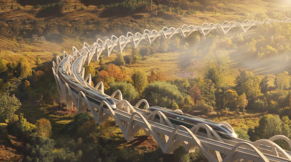 Top architect unveils proposal to link Britain and Ireland with high speed rail loop