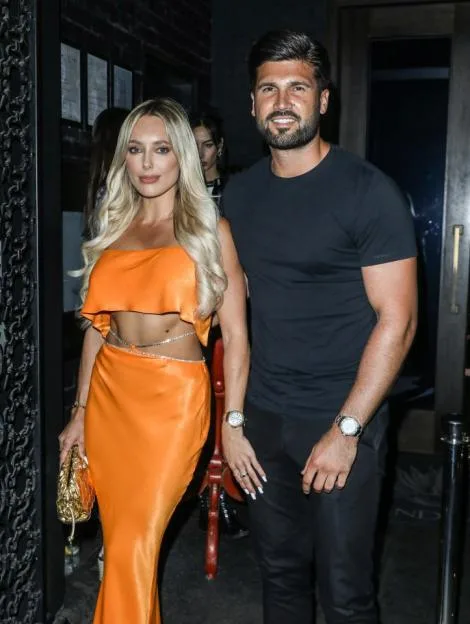 Amber Turner and Dan Edgar attending the ITV Summer Party in London.