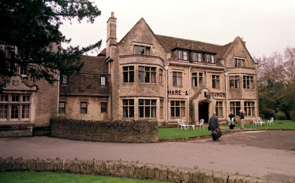 The Hare & Hounds public house in Tetbury, Gloucestershire.