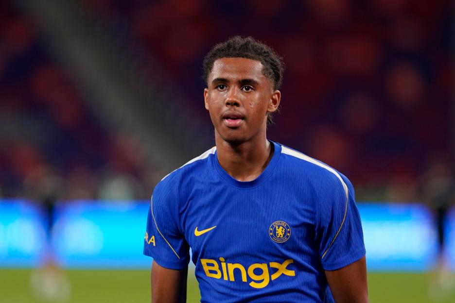Omari Kellyman of Chelsea Football Club during open training at Kai Tan Stadium.