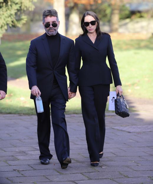 Simon Cowell And Lauren Silverman Leaving Liam Payne's Funeral In Amersham, Buckinghamshire - 20 Nov 2024