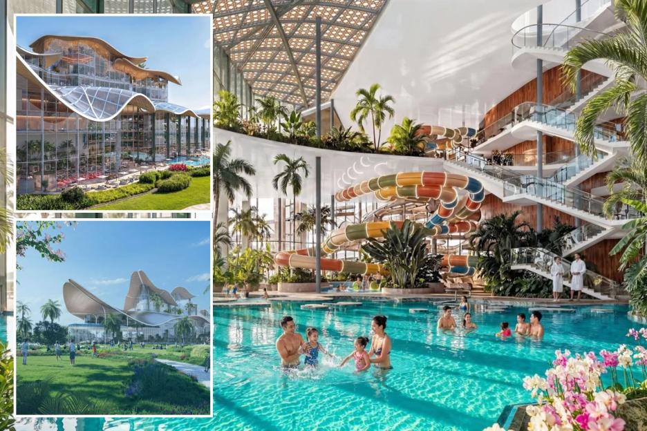 Dive into Adventure: Explore the £585 Million Indoor Water Resort Featuring 18 Slides and 20 Pools – Plus, a UK Location is on the Way!