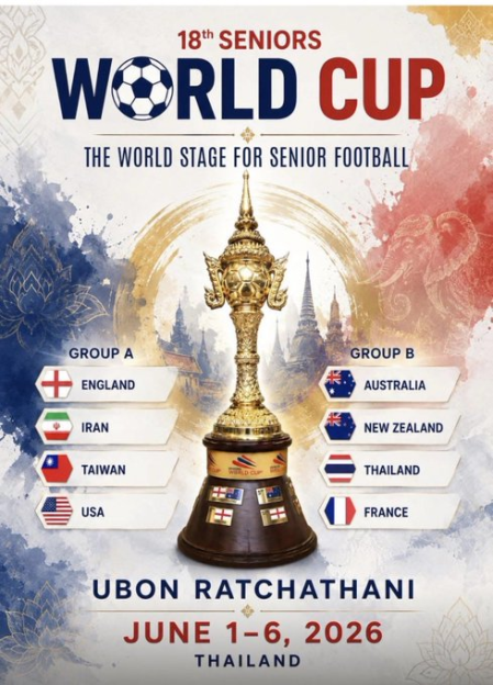 2026 Seniors World Cup: Complete Schedule, Free Live Stream, Rules, and Teams as England Pursues 9th Title!