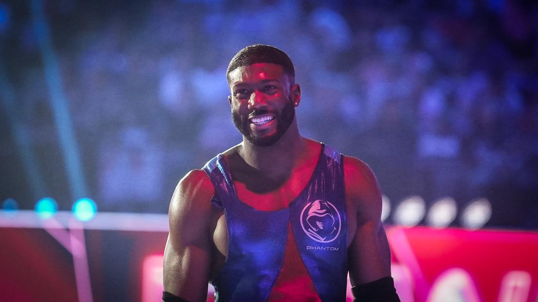 David MacCormack as Phantom from Gladiators Season 2.