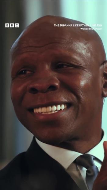 Chris Eubank Jr. smiling.