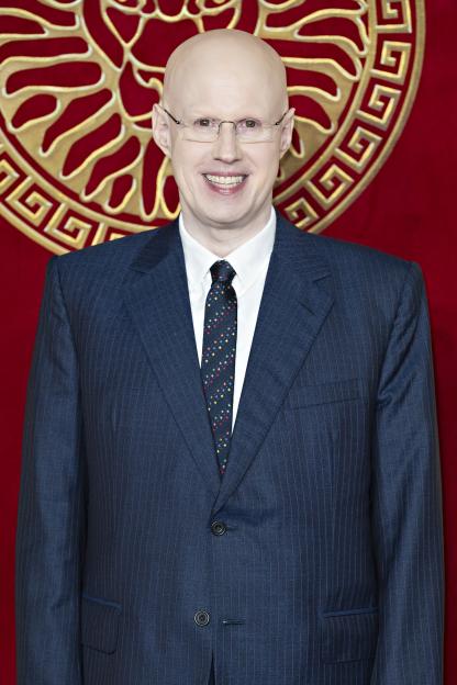 Matt Lucas smiling at the Royal Film Performance of Gladiator II.