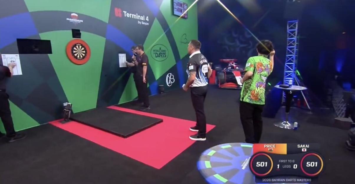 Fans Left Puzzled by 'Random' Feature on Bahrain Darts Masters Stage During ITV Broadcast