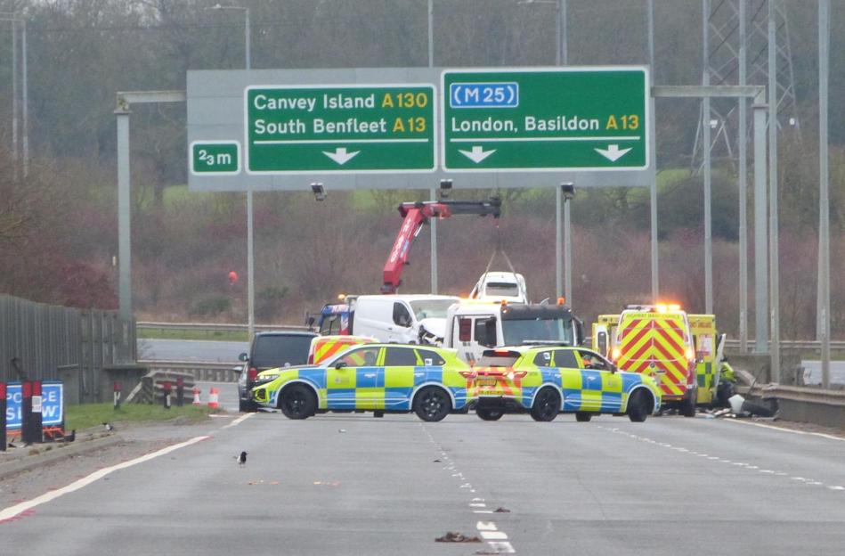 Three Officers and Two Paramedics Injured in Van Collision While Responding to Crash; Three Arrested