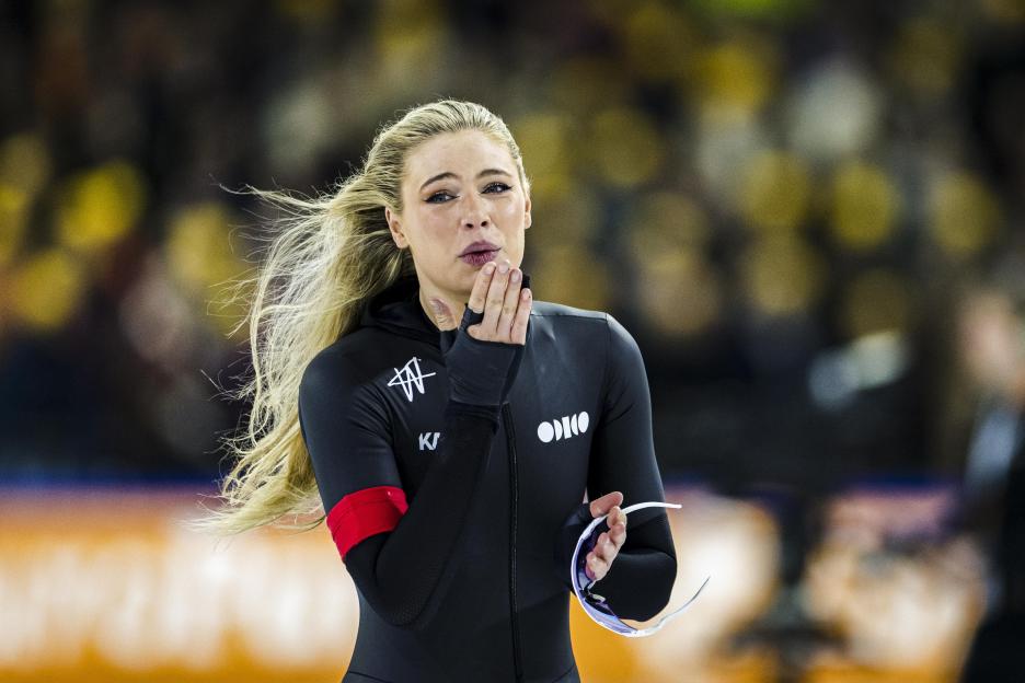 Dutch Olympic Trials for speed skating in Heerenveen
