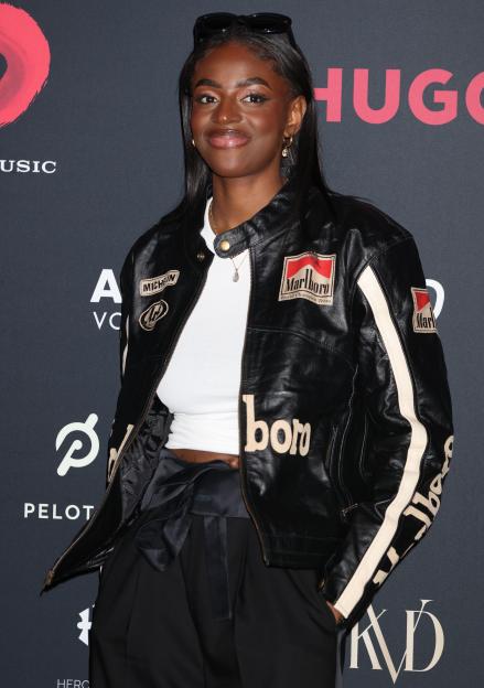 Cat Burns attending the Brit Awards 2023 after party.