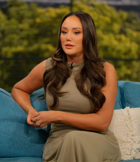 Charlotte Crosby on the TV show "This Morning."