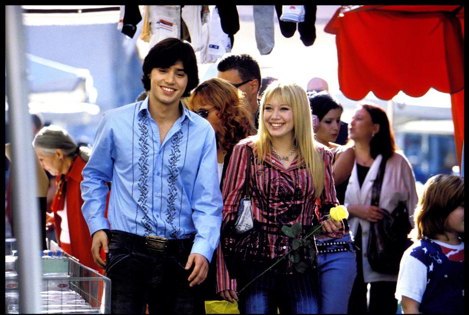 Yani Gellman and Hilary Duff as Paolo and Lizzie in "The Lizzie McGuire Movie."