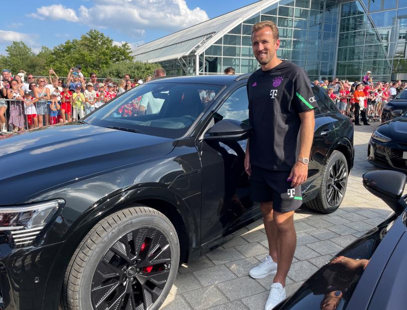 England captain and Bayern Munich striker Harry Kane receives company car