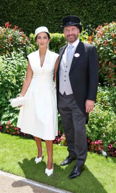Nick Knowles and his wife Katie arrive at Royal Ascot.