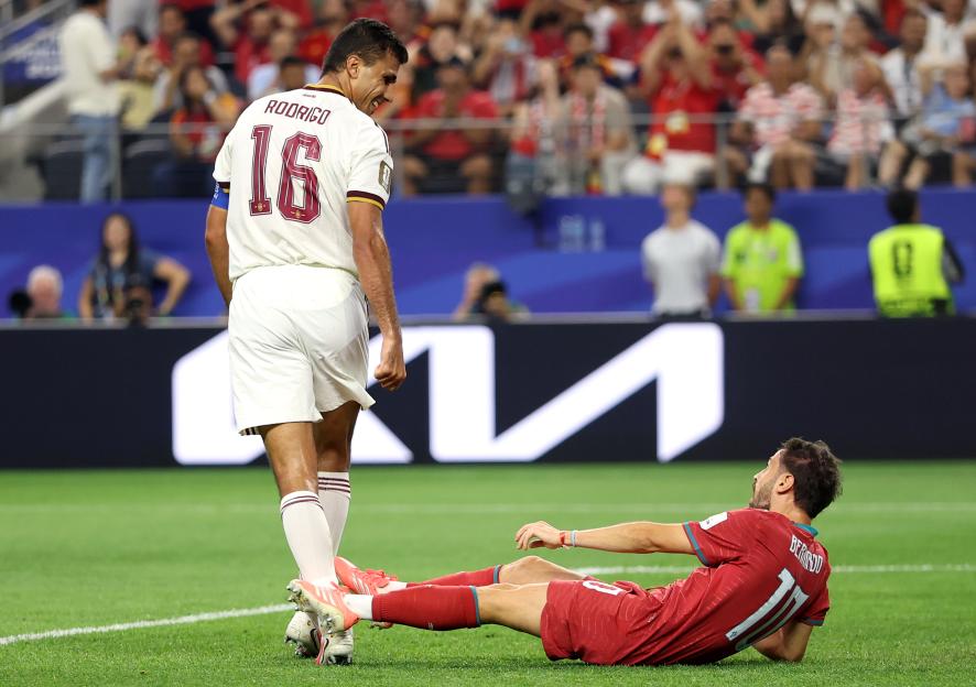 Rodri Apologizes to Bernardo Silva After Celebrating His Miss in Spain's World Cup Victory Over Portugal
