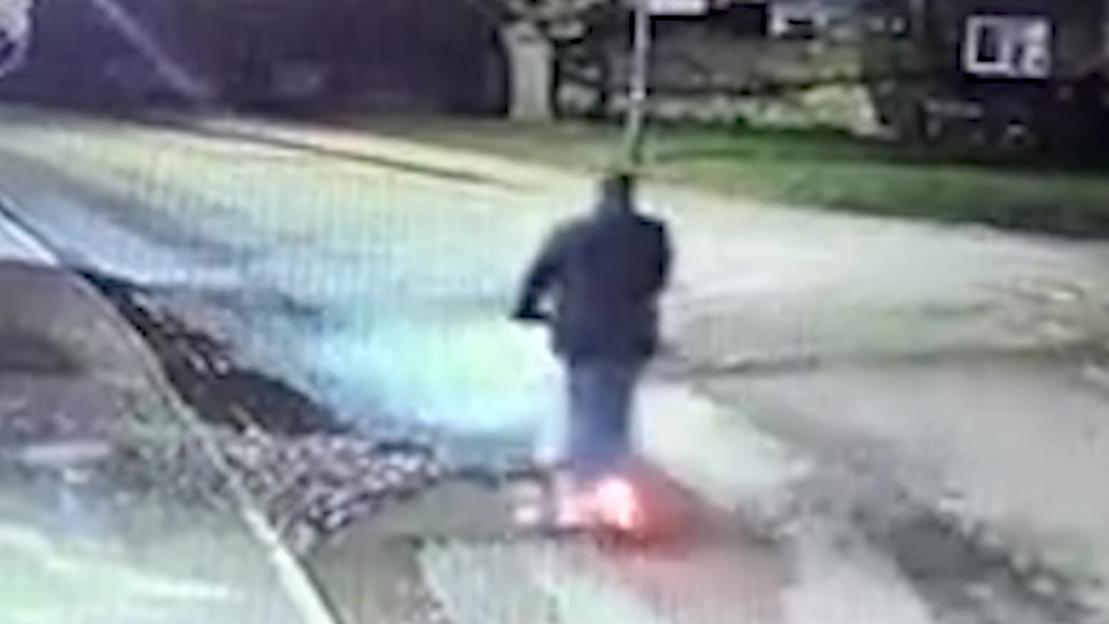 E-Scooter Rider Takes a Tumble After Hitting Massive Pothole Outside Pub!