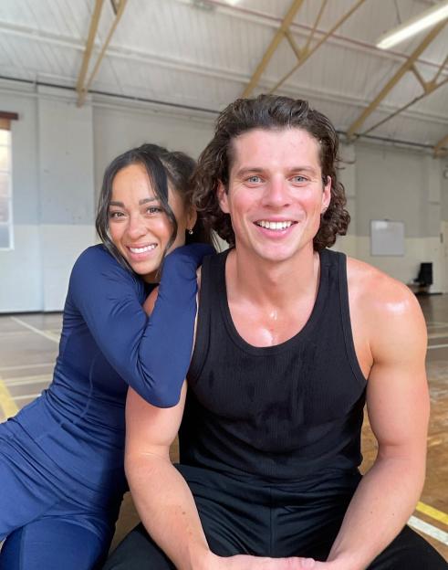 Lewis Cope and Katya Jones, favorites to win the show