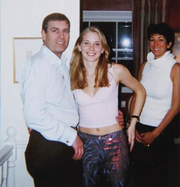 Prince Andrew with Virginia Giuffre