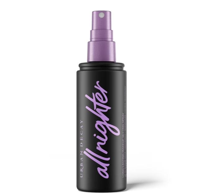 Urban Decay All Nighter long-lasting makeup setting spray.