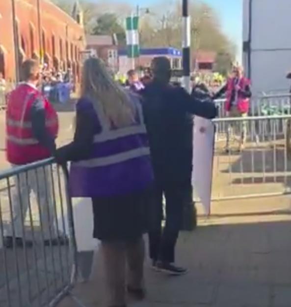 Nigerian Man Stages Protest Against Tinubu and Shettima in the UK [VIDEO]