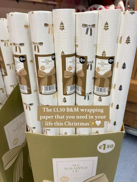 Shoppers Can’t Get Enough of This Adorable £1.50 Wrapping Paper—Perfect for Christmas and Birthdays!