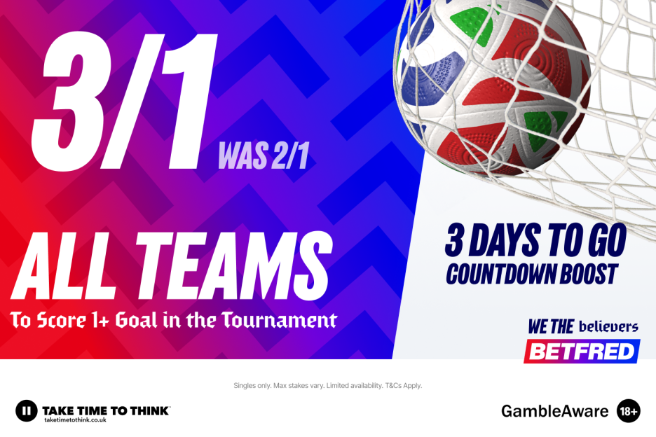 World Cup 2026: Score Big with Betfred – Bet on Every Nation to Net a Goal at 3/1 Plus Grab £50 in Free Bets!