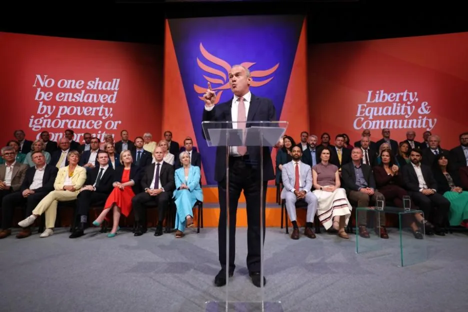 Liberal Democratic Party leader Ed Davey delivers keynote speech at party conference