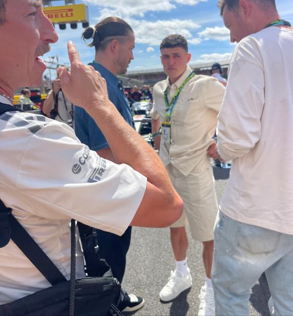 Jack Grealish Joins Man City Teammate Phil Foden at British GP as Snubbed England Stars Head to Silverstone