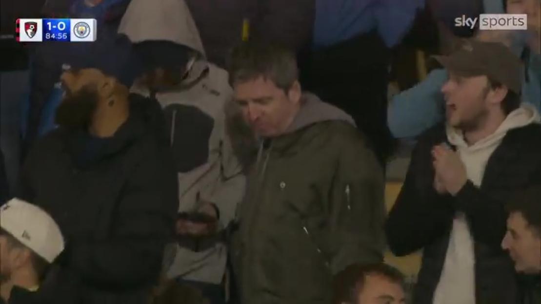Noel Gallagher Seen Leaving Bournemouth Stadium Early Amid Man City's Heartbreaking Loss