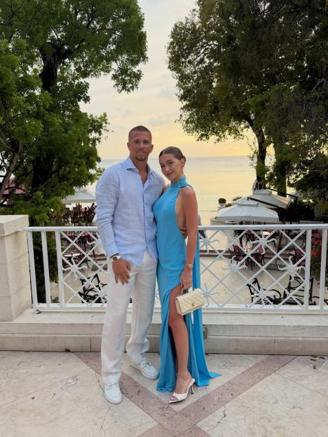 Georgia Steel Shows Off Stunning Engagement Ring While Soaking Up the Sun on Vacation with Fiancé