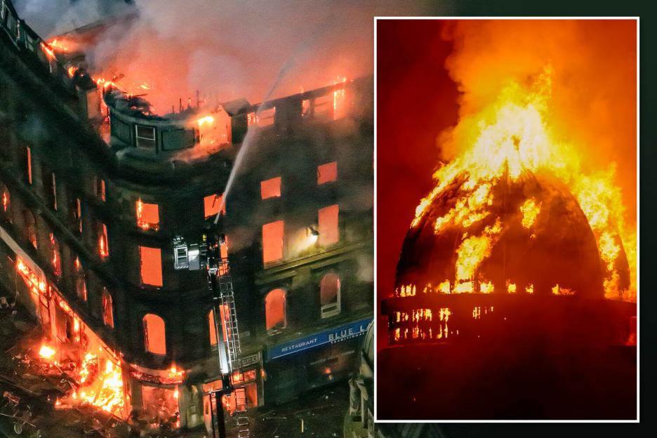 Massive Inferno Strands Hundreds as Buildings Collapse and Major UK Train Station Faces Threat, 60 Firefighters Respond