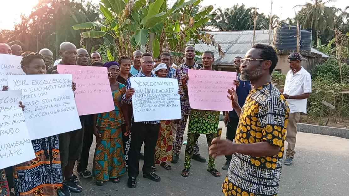 Akwa Ibom: APC Members Rally Against Alleged Plans to Undermine Ward and LG Structures
