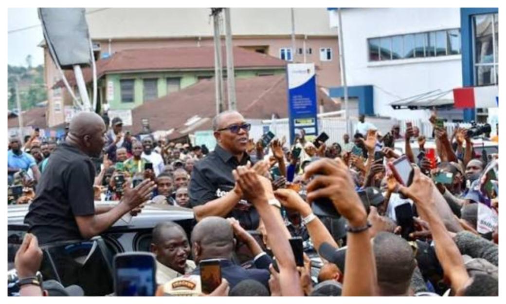 "Peter Obi Takes Edo by Storm, Challenging Gov. Okpebholo Amidst Massive Crowd in Benin [VIDEO]"