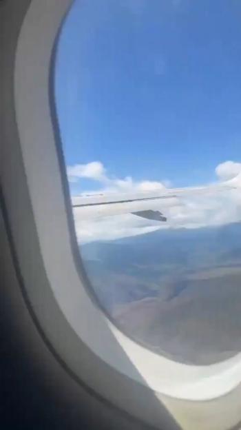 VIDEO: Passengers left screaming and throwing up in terror as plane aborts landing