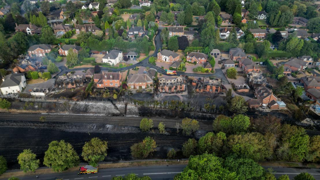 Troops Deployed to Support Firefighters Facing Widespread Blazes in Britain’s Dry Conditions