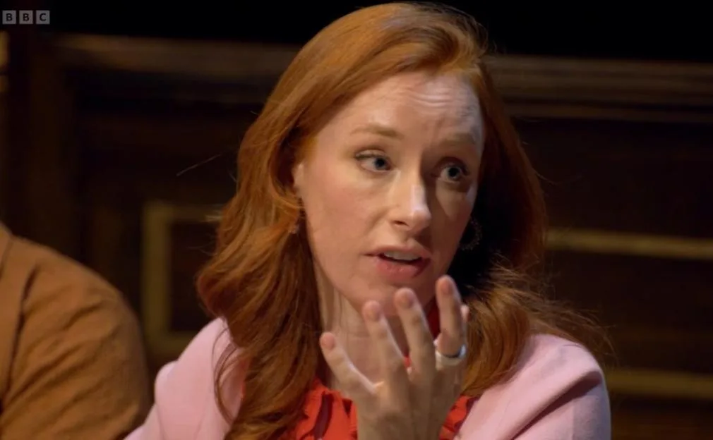 Hannah Fry on Celebrity Traitors.