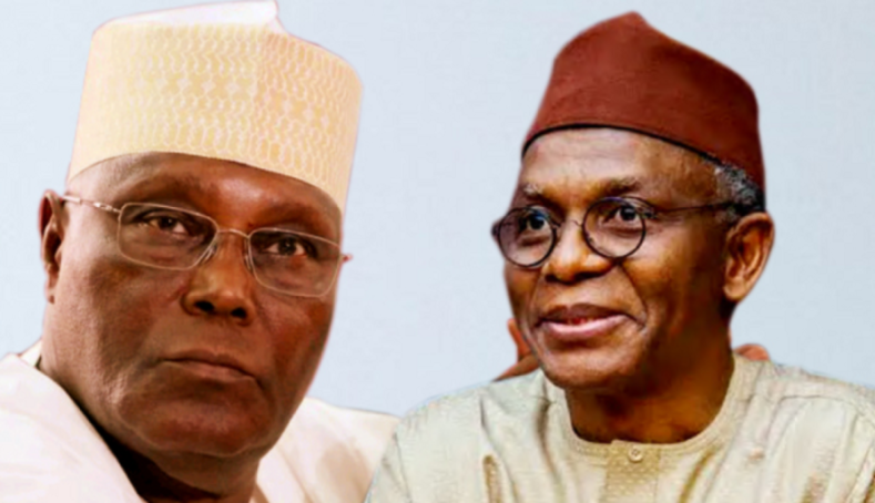 Atiku Urges Release of El-Rufai, Warns That Detaining Political Opponents Poses a Threat to Democracy