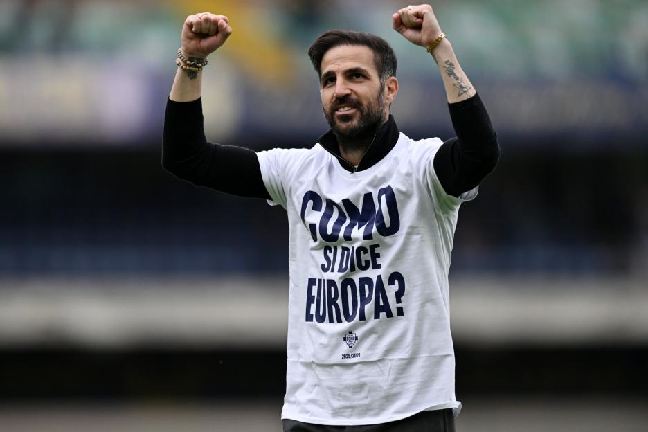 Cesc Fabregas Makes History with Como, Ending Season on a High Note as an Arsenal and Chelsea Legend