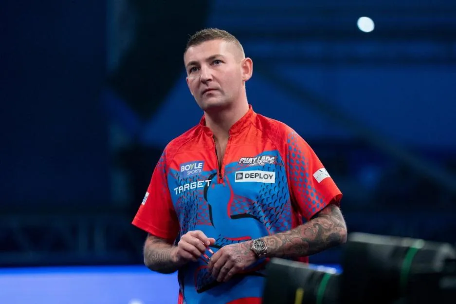 Commentators forced to apologise after Nathan Aspinall drops F-bomb on live TV before Gerwyn Price blasts darts rival